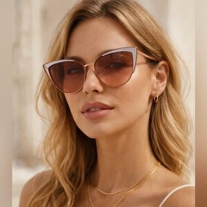 Chic Rose Gold Sunglasses